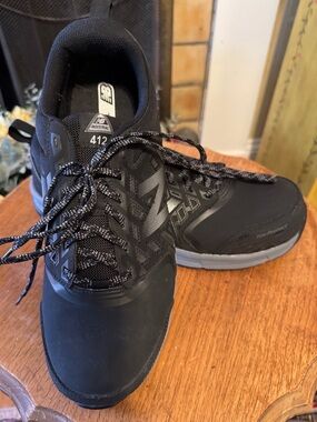 EUC Men's New Balance Industrial STEEL TOE Black Work Athletic Shoes US Size 12